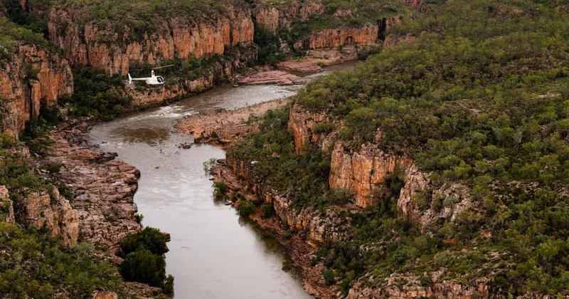 Volo panoramico in elicottero su Katherine Gorge