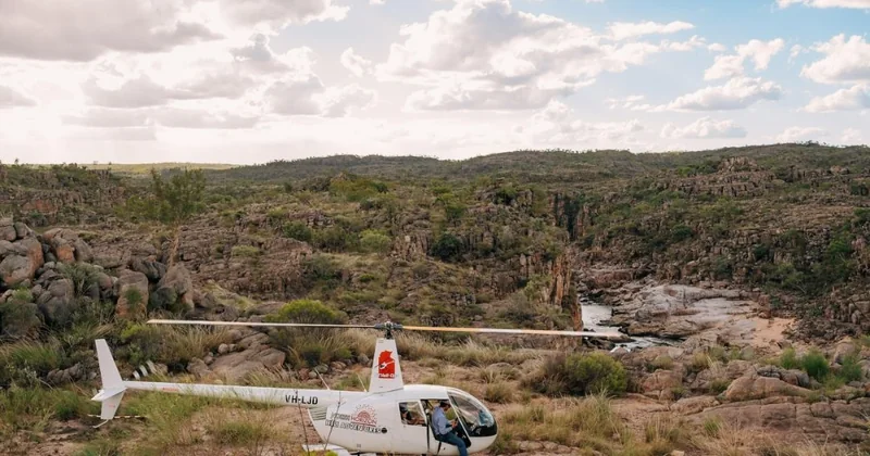 70-minütiger Helikopterflug mit Landung in abgelegener Gegend